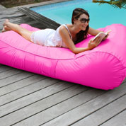 chaise longue gonflable - fuchsia - sitin pool